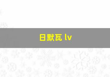 日默瓦 lv